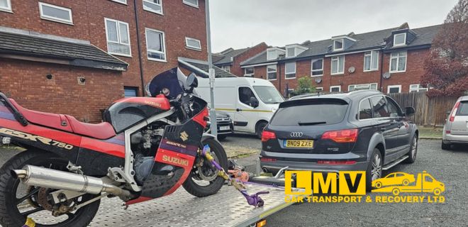 why Choose LMV RECOVERY PETERBOROUGH for Motorcycle Transport Service in Peterborough?